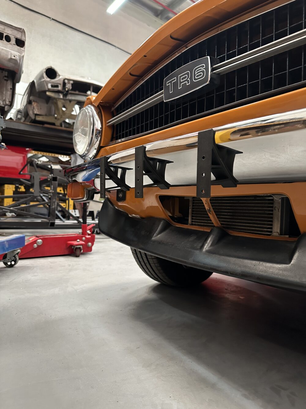 Front License Plate Brackets TR6